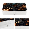 thumbnail image 4 of Halloween PU Leather Necklace Holder with Removable Compartment and Portable Jewelry Stand Earring Holder Jewelry Box, 4 of 6