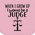thumbnail image 4 of Inktastic Future Judge Law Scale Boys or Girls Baby Bib, 4 of 4