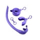 thumbnail image 1 of Soidarity Tubo de esnórquel plegable profesional con caja de almacenamiento, manguera de respiración para buceo, equipo para deportes Deportes acuáticos Violeta, 1 of 6
