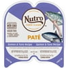 Nutro Grain Free Natural Wet Cat Food Paté Salmon & Tuna Recipe, (1) 2.64 Oz. Perfect Portions Twin-Pack Tray