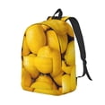 thumbnail image 2 of Daiia Ripe Yellow Lemon Vintage Canvas Backpack for Men and Women ,Hiking Backpack,Travel Laptop Bag for School,Large Capacity Backpack, 2 of 8