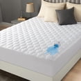 thumbnail image 1 of Protector de colchón impermeable Utopia Bedding Twin White, 1 of 9