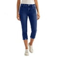 thumbnail image 3 of Women's High Waisted Ripped Skinny Jeans Stretchy Denim with Pockets Cropped, 3 of 9