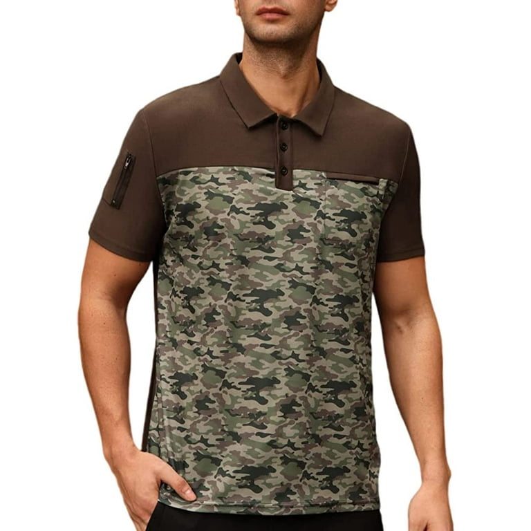 Mens camo polo shirts 2025