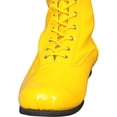 thumbnail image 6 of Pro Wrestling Lace-Up Boots and Coordinating Wristbands Yellow Large, 6 of 10