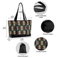 thumbnail image 2 of FORMRS Canvas Laptop Tote Bag for Women with 15.6" Computer Compartments Shoulder Handbag, Green Tartan Pattern, 2 of 7