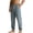 Z110 Blue, variant on Mifsaly Mens Jean Joggers Elastic Cuffs Drawstring Straight Leg Denim Pants with Pockets Black,XL