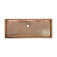 thumbnail image 5 of Native Trails Cps506 Trough 36" Rectangular Copper Drop In Or Undermount Bathroom Sink -, 5 of 7
