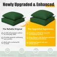 thumbnail image 5 of Kimunuk 4 Set Outdoor Cushion for Patio Furniture, 22" L X 24" W X 5" H Waterproof Outdoor Deep Seat Cushions with Tie for Patio Chair, Green, 5 of 8