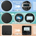 thumbnail image 6 of For Marine Radio Cover MP3 MP5 FM Boat Radio Soft Silicone Protector Waterproof Suit for UTV ATV SPA RZR B, 6 of 9