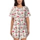 thumbnail image 1 of Balery Cartoon Koala Bear Conjunto de Pijama para Mujer con Estampado, Dos Piezas de Manga Corta y Shorts, Ropa de Dormir Suave con Cuello Redondo y Bolsillos-Medium, 1 of 6