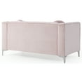 thumbnail image 6 of Glory Furniture Delray Velvet Loveseat in Pink, 6 of 7