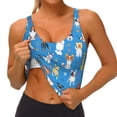 thumbnail image 3 of Balery Cute Dogs Sujetadores deportivos con espalda cruzada para mujer, acolchados, sin costuras, de alto impacto, ideales para yoga, gimnasio, entrenamiento y fitness.-, 3 of 8