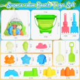 thumbnail image 3 of Beach Sand Toys PUBUBLLE, plegable, para niños, con 3 cubos, 3 of 9