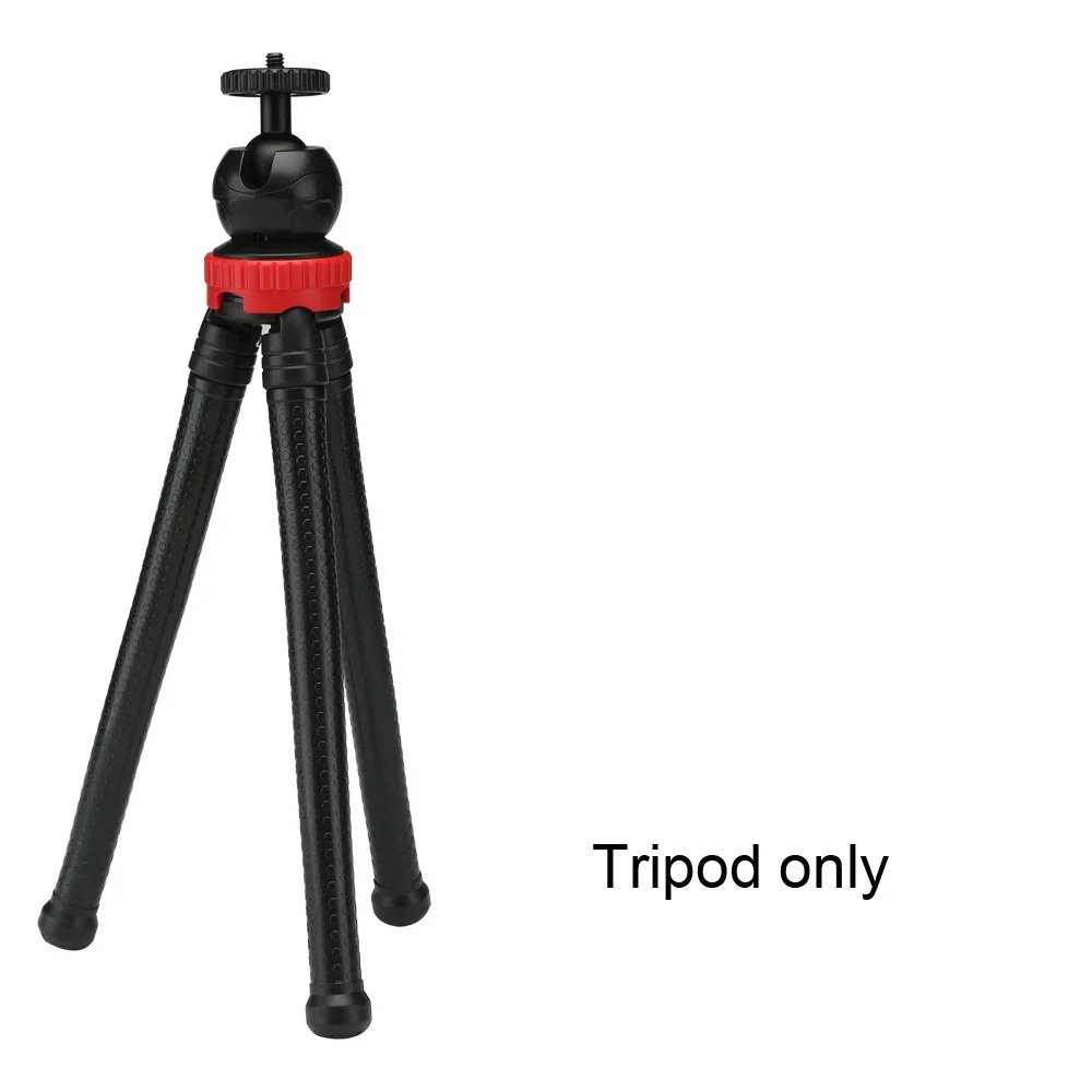 Portable Desktop Tripod Flexible Octopus TravelMobile Phone Tripod Bracket Monopod Selfie Stick For iPhone DSLR Camera Gopro