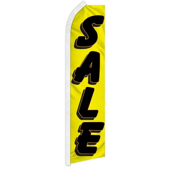 Sale (Yellow) Super Flag