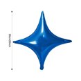 thumbnail image 3 of Matsuzay Globo azul de la hoja de 10 pulgadas para el globo de Mylar del globo del partido de la hoja de la fiesta de cumpleaños Kits de decoración para fiestas Azul 26 pulgadas, 3 of 6