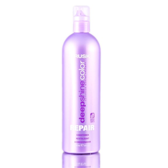 25 oz , Rusk Deepshine Color Repair Conditioner , Hair Scalp Head - Pack of 2 w/ SLEEKSHOP Teasing Comb