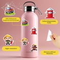 thumbnail image 2 of 35pcs-50pcs Cute Firefighter Stickers Safety PVC Decals Emergency Fire Equipment for Laptops Suitcases Phone, 2 of 5