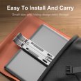 thumbnail image 4 of yeacher Adjustable Aluminum Alloy Laptop & Tablet Stand with Silicone Pads, Foldable Design for Enhanced Stability & Heat Dissipation, Compatible with 10-17.3 Inch Devices, Silver/Black Options, 4 of 6