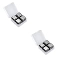 thumbnail image 1 of Billuyoard Pub Nightclub Enfriamiento de vino Piedras de enfriamiento Jugo Cubos de hielo de acero inoxidable con caja de almacenamiento Enfriador 4 Uds cubos 2Conjunto, 1 of 6