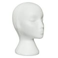 thumbnail image 4 of Fompes 11inch Styrofoam Wig Stand Mannequin Head Foam Display for Masks Hats DIY Decoration Wig Head - White, 4 of 9