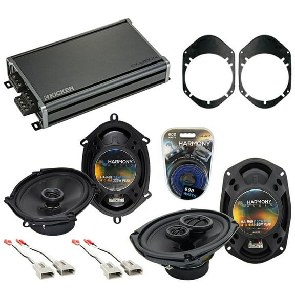 Fits Mercury Grand Marquis 95-97 Speaker Upgrade Harmony Speakers & CXA360.4 Amp