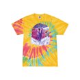 thumbnail image 1 of Wild Bobby, Cosmic Pug Riding Alpacacorn with Laser Eyes, Animal Lover, Tie-Dye Tees, Aurora, Large, 1 of 3