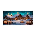 thumbnail image 2 of Christmas Garage Door Cover Banner Christmas Garage Door Decorations Snowman & Xmas Trees & Diverse Vehicle, Large Holiday Decorations Banner for Xmas Winter Party Outdoor Christmas Decor(82x188inch), 2 of 4