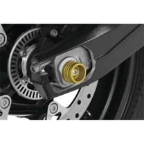 Kuryakyn 3811 Motorcycle Accessory: Lodestar Rear Axle Sliders for BMW F 750 & 850 GS, Gold, 1 Pair