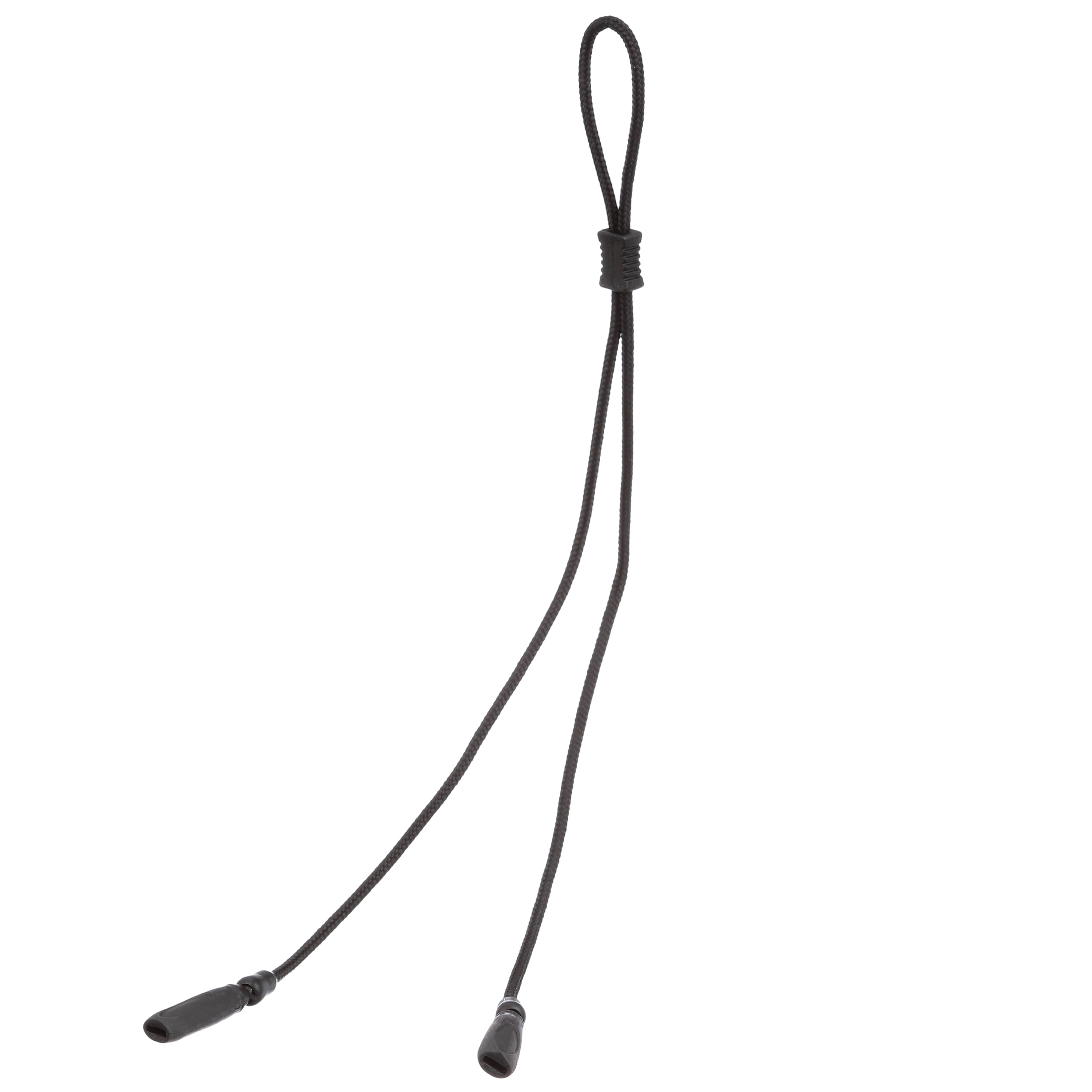 Croakies Black Terra System Adjustable Eyeglass Retainer, Woven Nylon Cord, Small/Medium, 1 Count