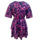 thumbnail image 3 of WILLBEST Vestido De Verano Para Mujer, Nuevo Vestido Morado Estampado Con Mangas Murciélago Y Cuello En V Holgado De Moda Para Mujer, 3 of 3