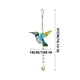 thumbnail image 3 of Fiudx Colgante de Colibrí, Exquisito Atrapasol de Cristal, Decoración Colorida para Ventanas, Elegante Reflejo de Luz, Decoración para Fiestas En El Jardín, Perfecto para Patios, Balcones, Una Experi, 3 of 6