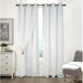 thumbnail image 1 of RT Designers Collection PNH47897 63 in. Hendrix Double Layer Blackout Grommet Panel, White - Pack of 2, 1 of 1