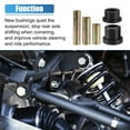 thumbnail image 3 of Unique Bargains 1 Set Front Rear Leaf Spring and Upper a Arm Suspension Bushing and Sleeves Kits for Golf Cart, 3 of 7