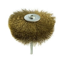 Steel Wire Wheel Brush for Rotary Tools, Abrasive Polishing Brush for Grinding, Cleaning, Deburring, Removal