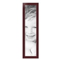 thumbnail image 2 of ArtToFrames 8" x 34" Cherry Picture Frame, 8x34 inch Red Wood Poster Frame (WOM-4333), 4 Pack, 2 of 7