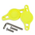 thumbnail image 1 of Soporte para bicicleta oculto con tornillos antirrobo Bike Gps Tracker Soporte antirrobo impermeable (1 par, amarillo) ShuxiuWang 9024735538578, 1 of 1
