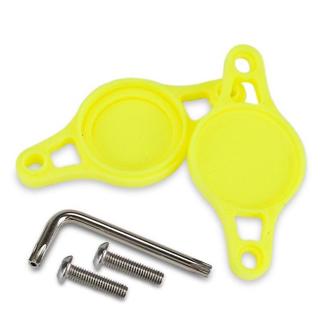 Soporte para bicicleta oculto con tornillos antirrobo Bike Gps Tracker Soporte antirrobo impermeable (1 par, amarillo) ShuxiuWang 9024735538578