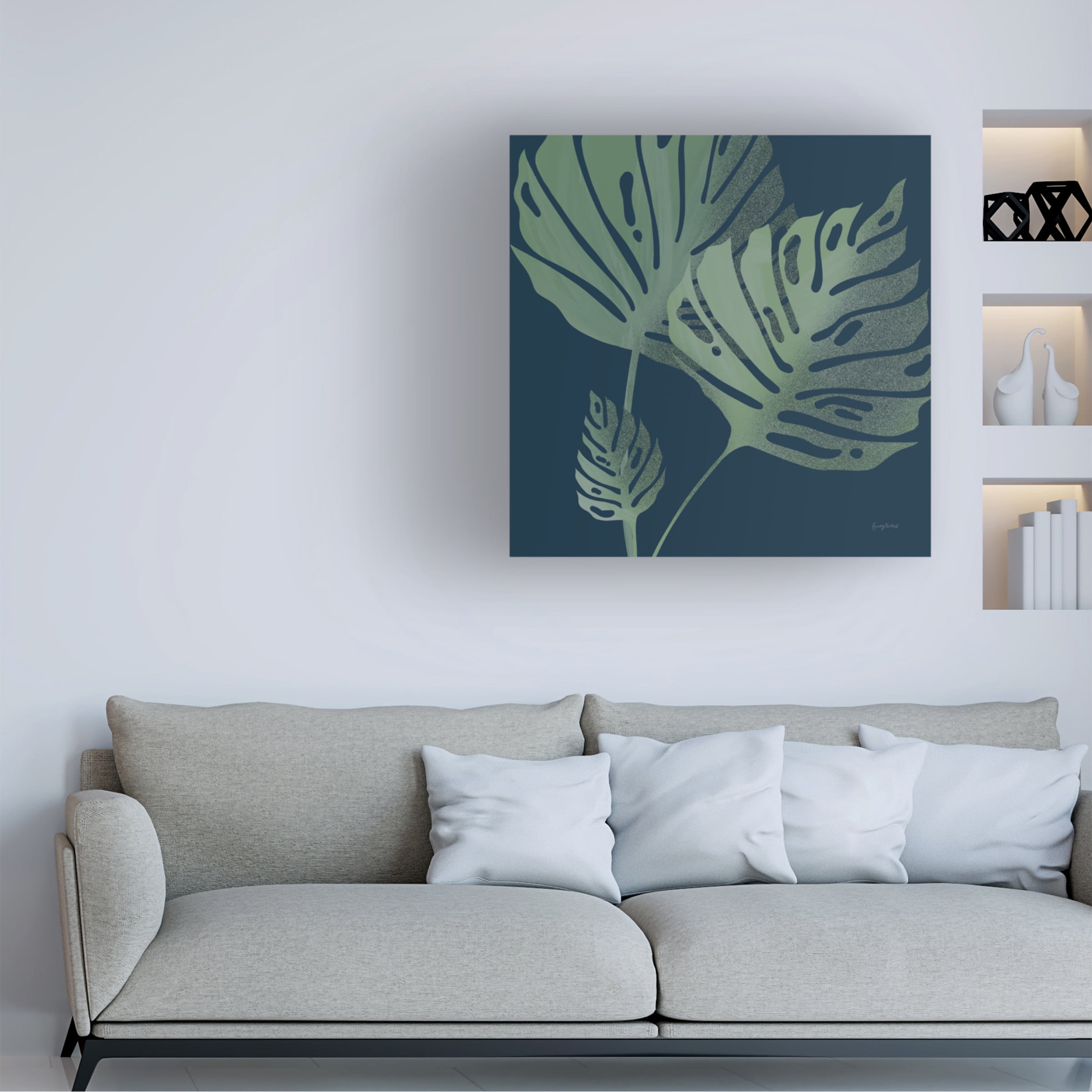Becky Thorns 'Monstera III' Canvas Art