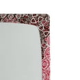 thumbnail image 2 of Ambesonne Mandala Fitted Sheet, Retro Bohemian Ombre, Queen Size, Hot Pink and Brown, 2 of 2