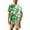 03-Green, variant on IWRICH Men's Hawaiian Plus Size Shirt Funky Beach Printed Tropical Beach Shirt Casual Button down Short Sleeve Floral Shirts Tops 05-Sky Blue XL