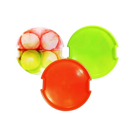ESP 26" Sno Racer Disc - Snow Sled Discs - Neon Tie Dye, Neon Green, Hot Orange - 3 pack