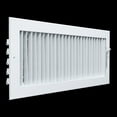 thumbnail image 4 of Fits 18x6 Duct Opening Steel Adjustable Air Supply Grille by Handua | Register Vent Cover Grill for Sidewall and Ceiling | White | Outer Dimensions: 19.75" X 7.75", 4 of 9