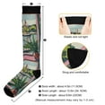 thumbnail image 3 of FORMRS Womens Knee High Socks Casual Long Thick Travel Daily Wear, 1 Pair, Window Plants, 3 of 6
