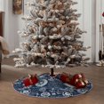thumbnail image 4 of Fotbe Sailing Cruises Nautical Pattern Christmas Tree Skirt, Tree Skirts Plush Christmas Decorations, Christmas Tree Skirts Xmas Decorations Holiday Party Decor-48", 4 of 6
