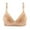 Beige, variant on JGTDBPO Wirefree Bras For Women Plus Size Breathable Bra Soft Push Up Seamless Comfort Bra With Detachable Shoulder Straps Back Smoothing Everyday Bras