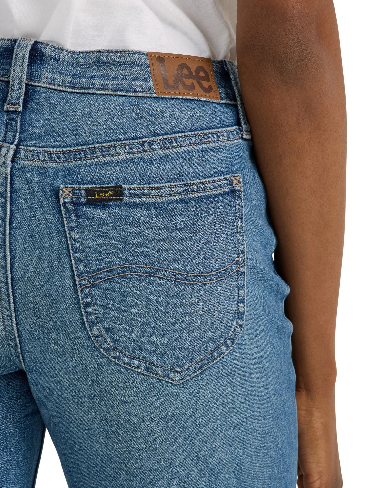 Lee Women's Midrise Straight Leg Jean - Walmart.com