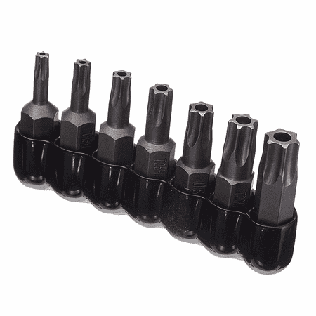 

Ideal 78-0101 7-Piece Tamperproof Torx Bit Set In Holder Carded