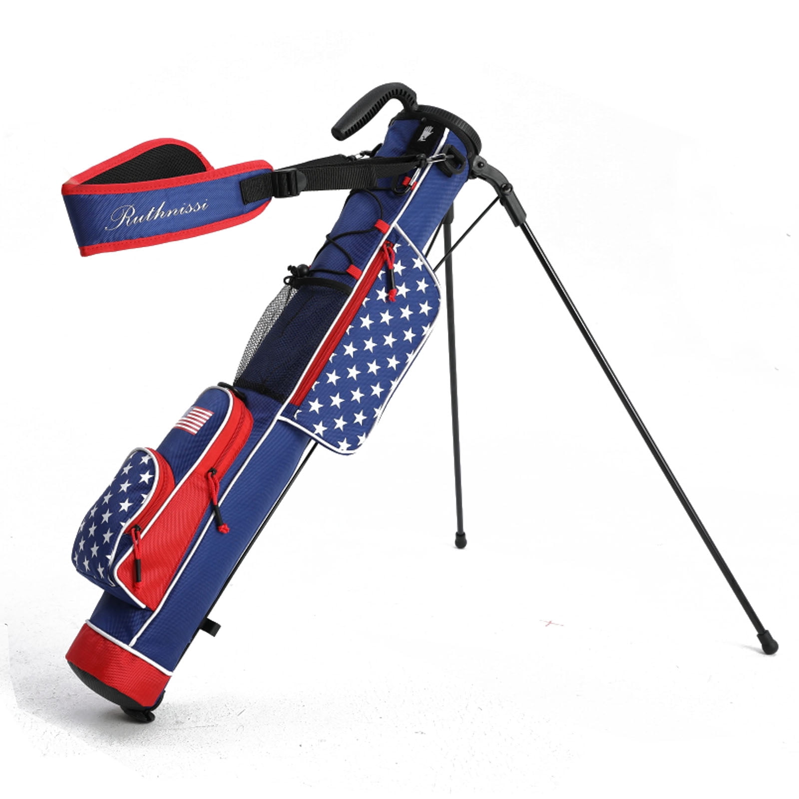 RUTHNISSI Golf Stand Bag, Lightweight Golf Easy Carry Bag with Padded